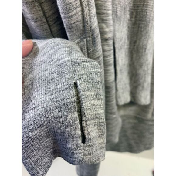 Athleta Gray Waterfall Cardigan Size XXS - Picture 3 of 8